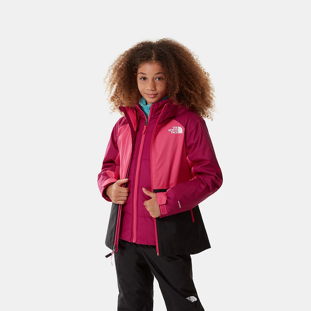 The North Face Jackets Girls Australia - The North Face Freedom Triclimate Rose Skiing And Snowboard